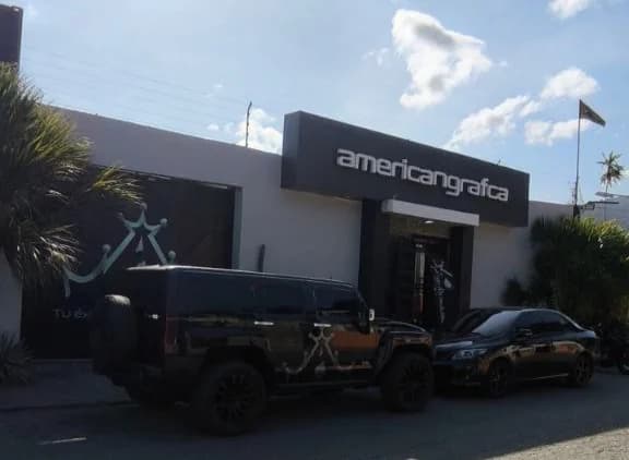Fachada de American Grafca en Puerto Cabello